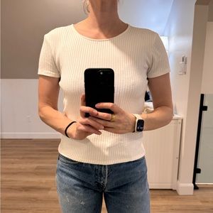 Classic thick ribbed tshirt